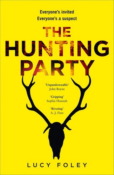 Yellow background and deer antlers