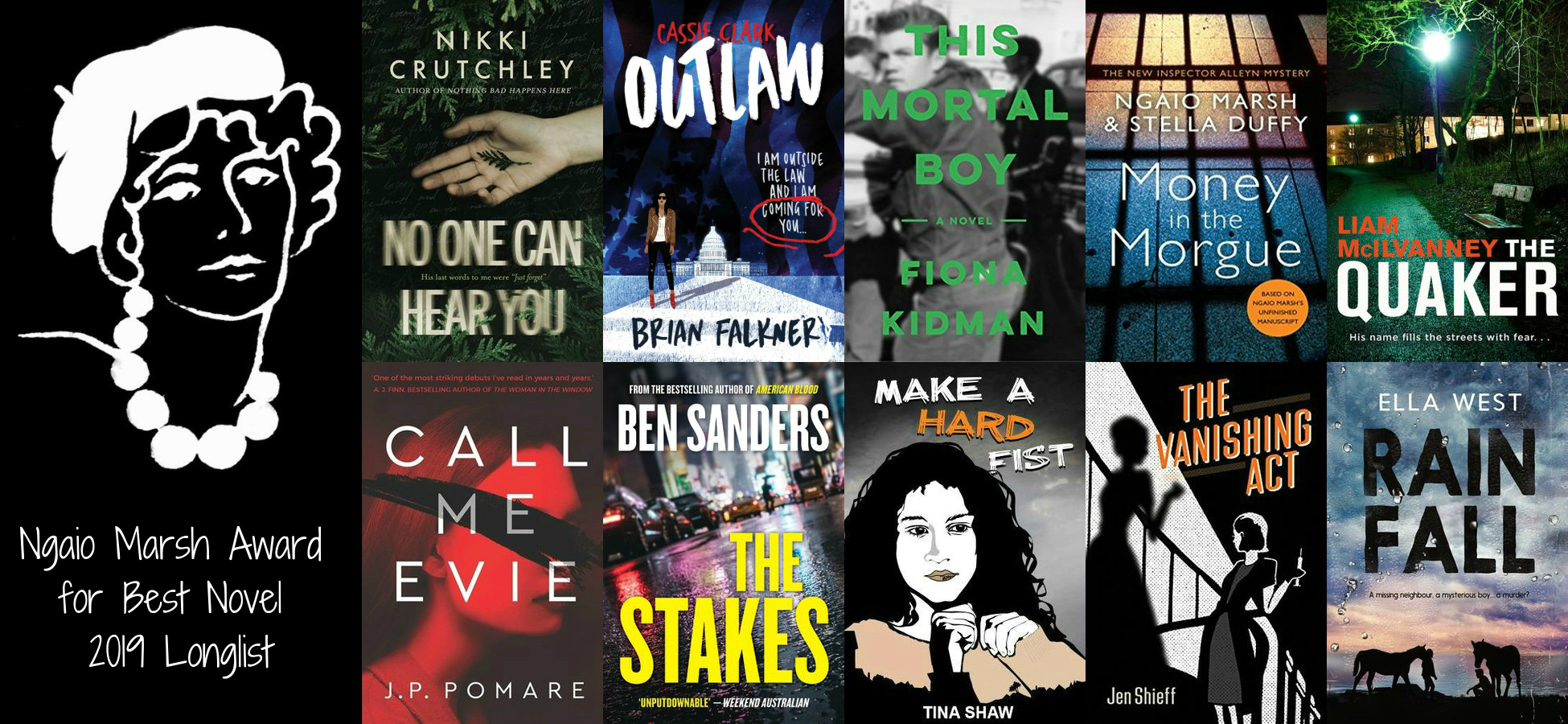 2019 Ngaio Marsh Awards Longlist